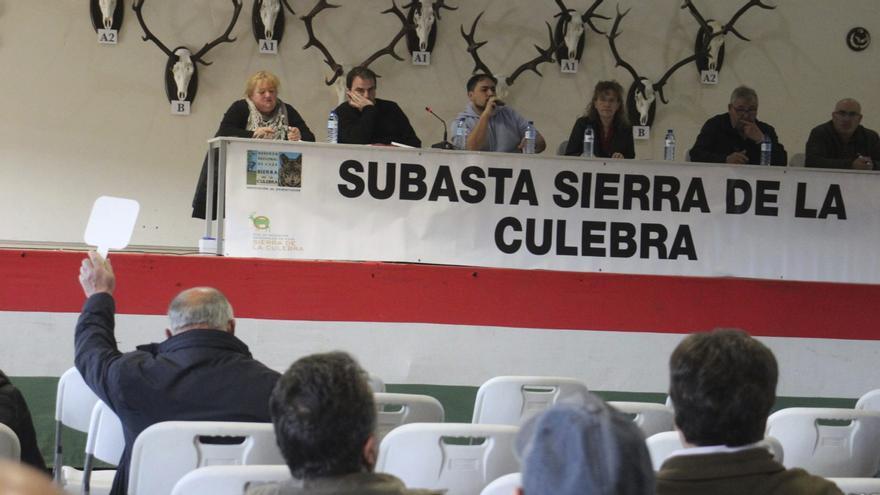 La subasta de caza de la Sierra de la Culebra se cierra en 130.000 euros
