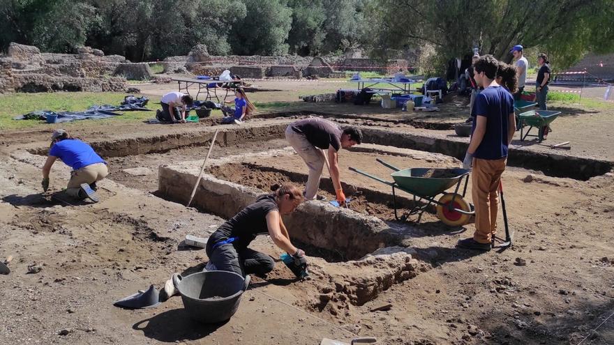 Excavaciones en Villa Adriana, a 28 kilómetros de Roma.