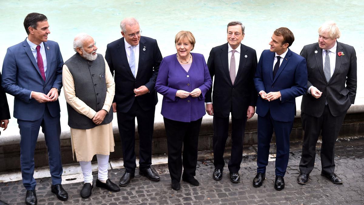 Los dirigentes del G-20 albergaban la esperanza de sellar un acuerdo sobre emisiones cero en 2050