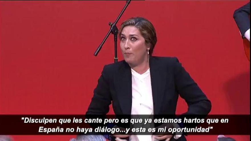 Estrella Morente: "Estamos hartos de que en España no haya diálogo"