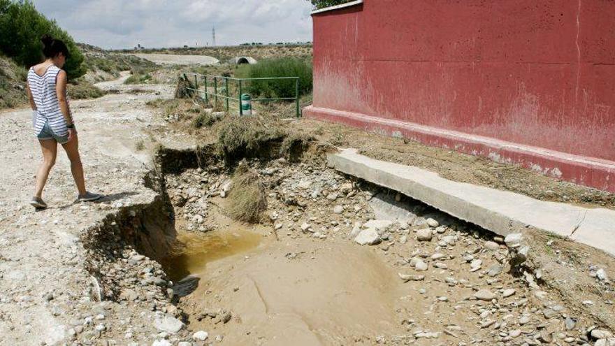 Los daños por el granizo en Zuera superan los 200.000 euros