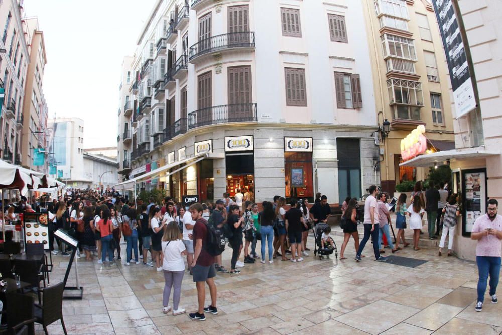 Los actores, guionistas y directores Javier Calvo y Javier Ambrossi, y actor Brays Efe han abierto con un encuentro en el cine Albéniz la presente edición del festival malagueño dedicado a la tv