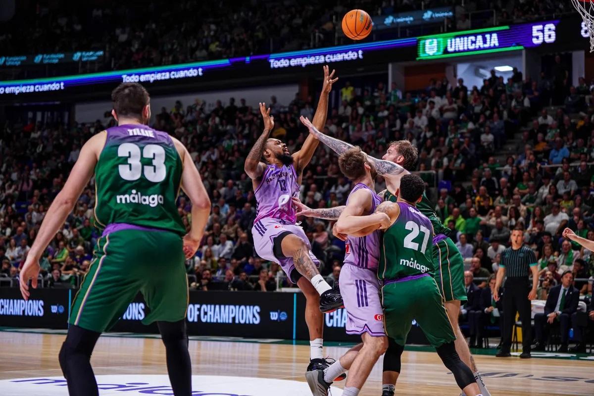 Imagen del Unicaja-ALBA del pasado miércoles.