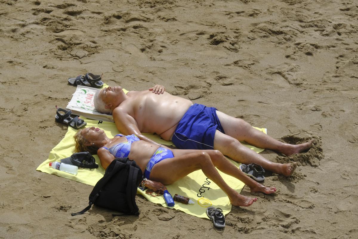 Jornada de playa en Las Canteras