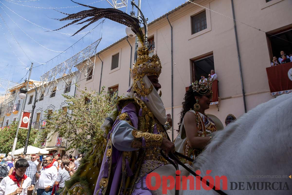 Moros y Cristianos en la mañana del dos de mayo en Caravaca