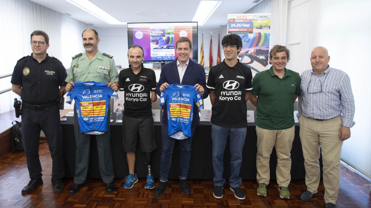 Presentación de la Copa Europea de Paraciclismo en Xàtiva.