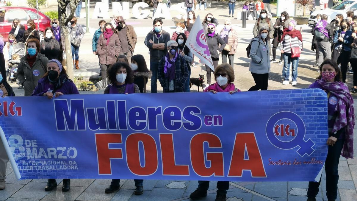 Día de la Mujer: el violeta toma la calle con medidas anticovid