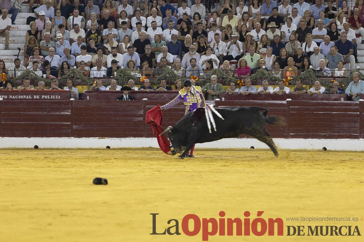 Tercer festejo de la Feria Taurina de Murcia (Talavante, Paco Ureña y Roca Rey), en imágenes