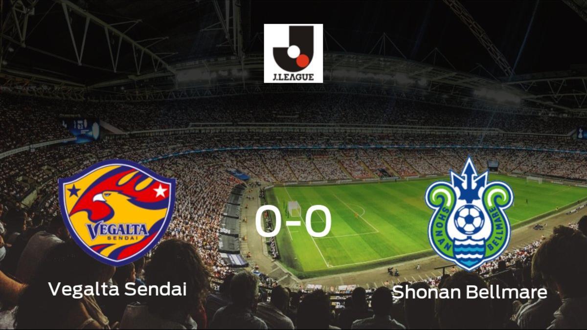 El Vegalta Sendai y el Shonan Bellmare empatan sin goles en el Yurtec Stadium Sendai (0-0)