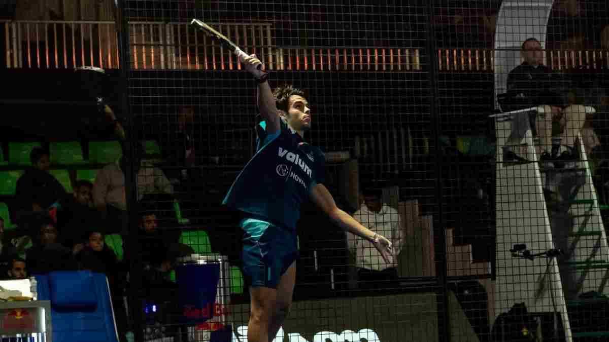 Coki Nieto durante el partido de semifinales en Riyadh