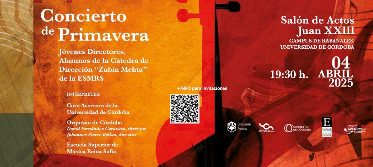 El programa del concierto de la Orquesta.