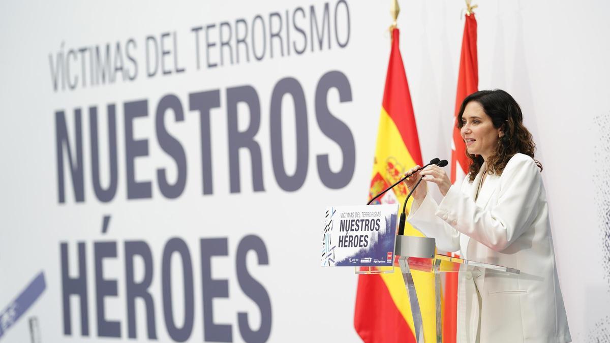 La presidenta de la Comunidad de Madrid, Isabel Díaz Ayuso.