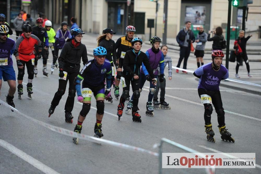 Murcia Maratón. Salida patinadores