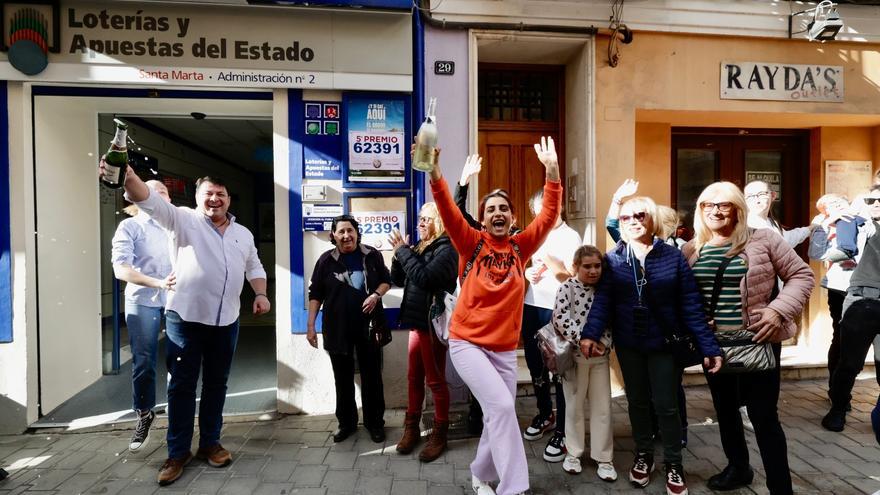 Así han celebrado en Benidorm y La Vila su quinto premio