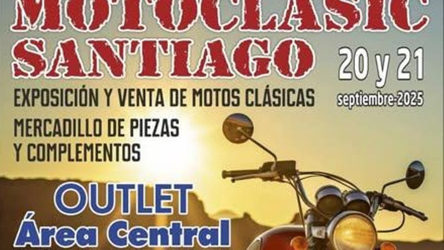 El Outlet Área Central acoge en septiembre la Motoclasic Santiago