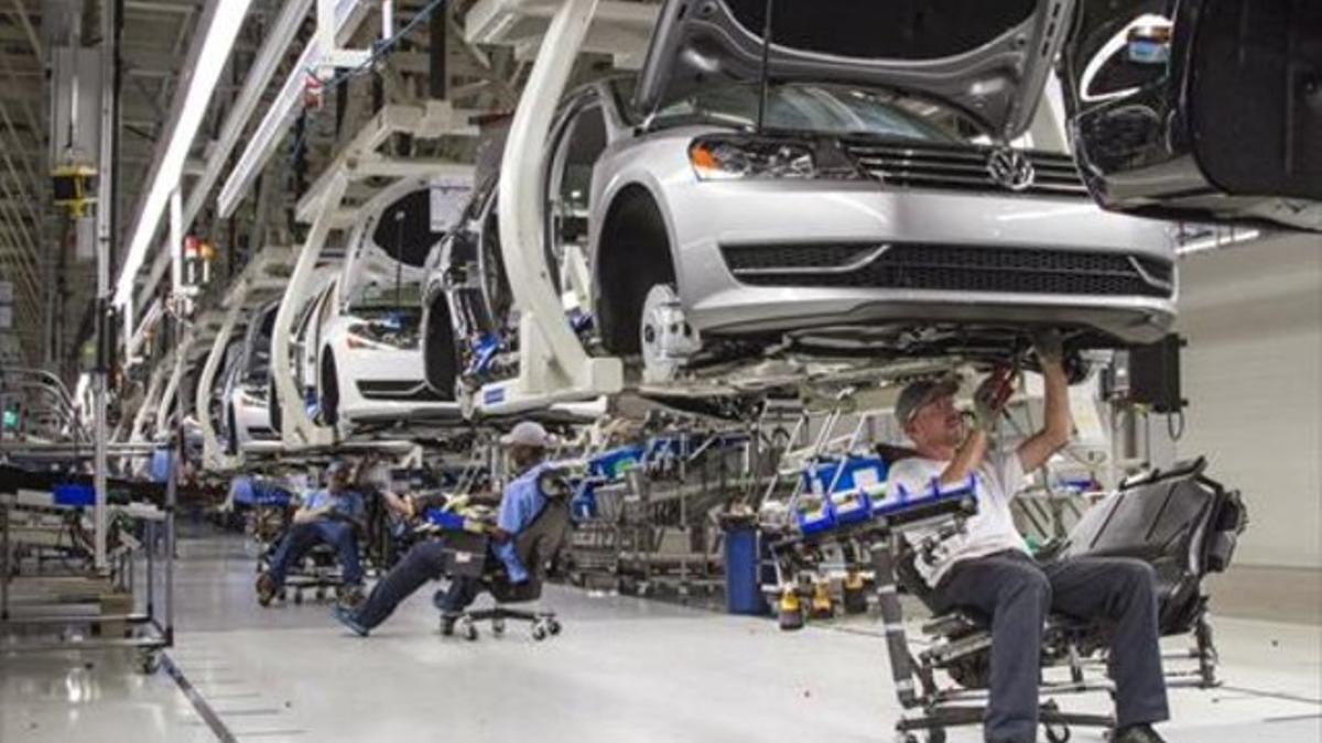 La planta de Volkswagen en in Chattanooga, en Estados Unidos.