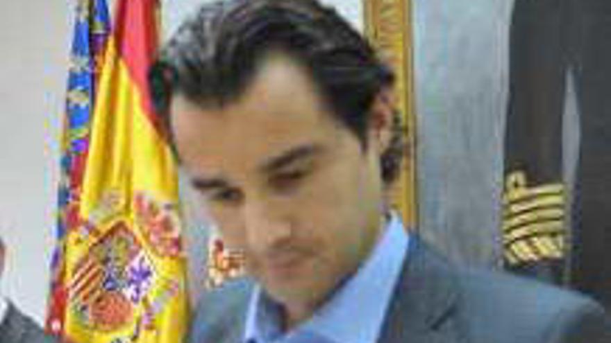 El alcalde, Eduardo Dolón (PP).