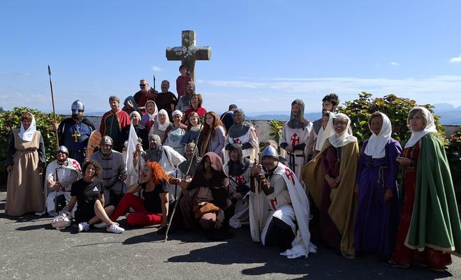 La "Recreación peregrina" de Grado, en imágenes