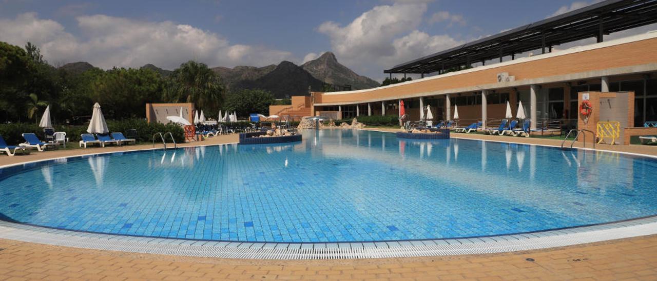 La piscina de Roís de Corella, el día que permaneció cerrada.