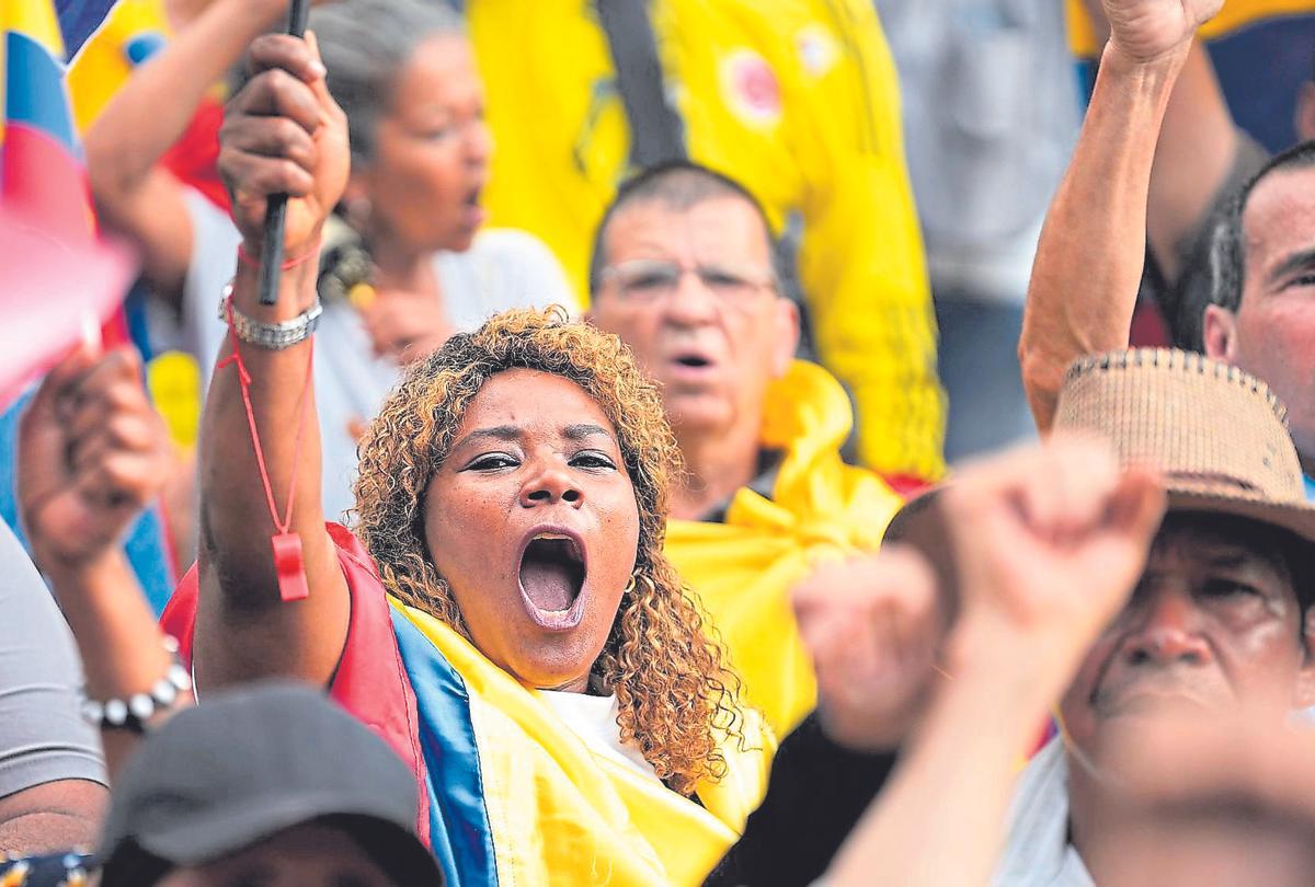 Manifestación "por la democracia"