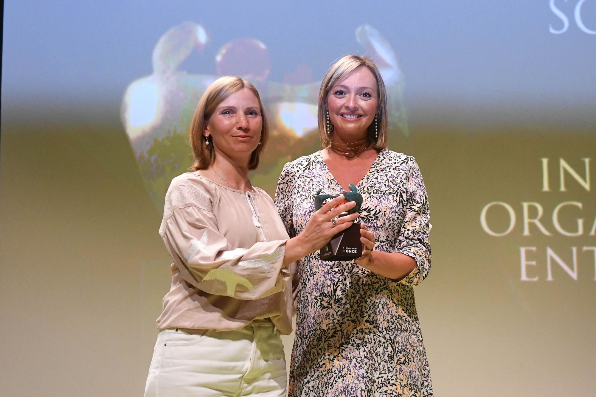 Entrega de los Premios Solidarios ONCE en el Ágora de A Coruña