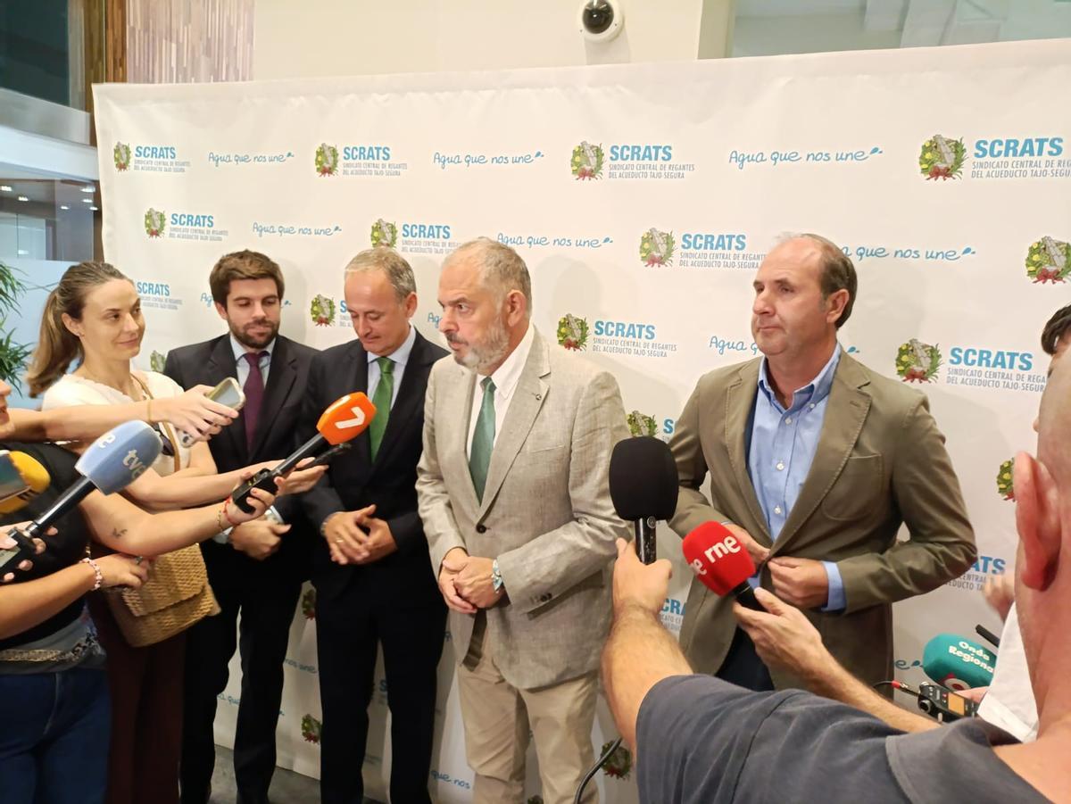 El presidente del Scrats, Lucas Jimémez, este miércoles en la presentación del informe de la consultora PwC.