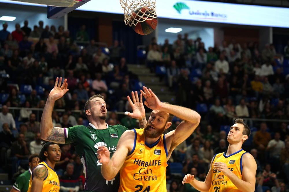 Partido del Unicaja - Gran Canaria Herbalife en el Martín Carpena.