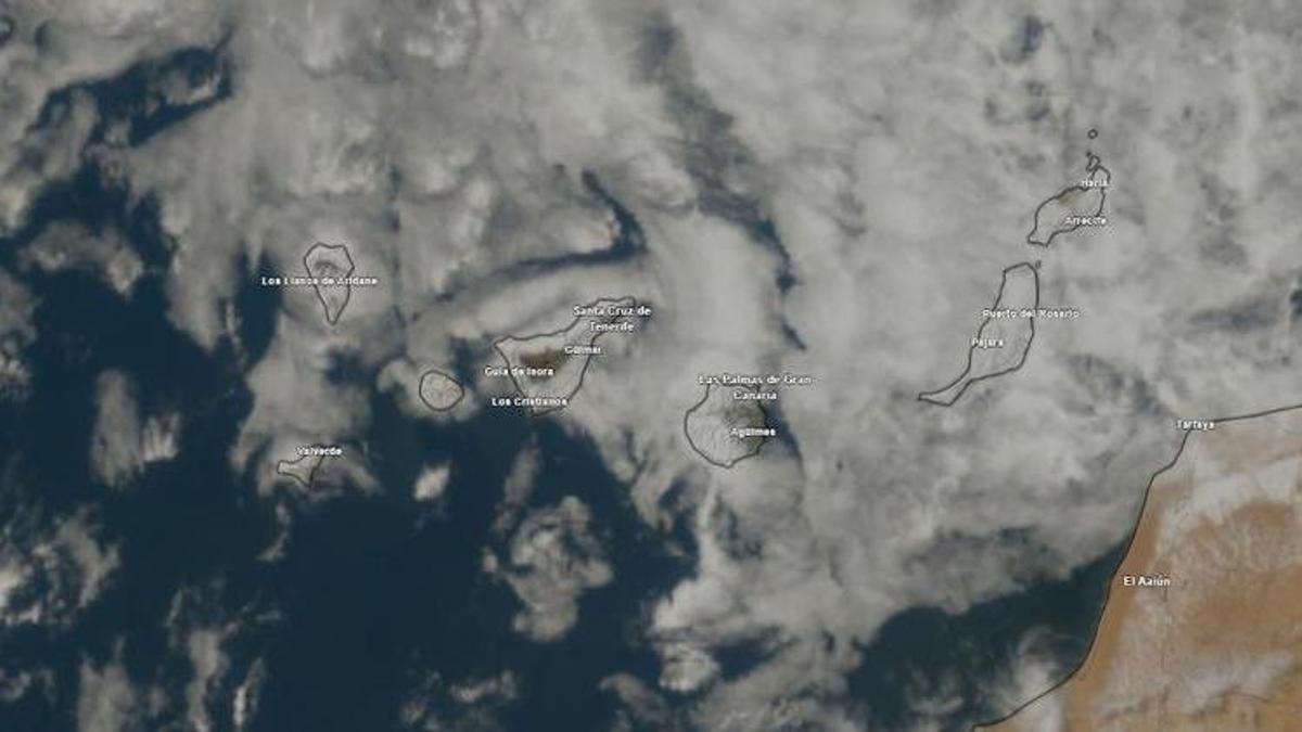 Nubosidad en Canarias durante este miércoles