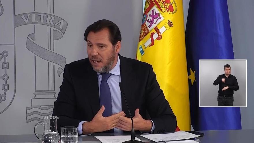 Puente defiende la acción del Gobierno respecto a las medidas para el sector del transporte