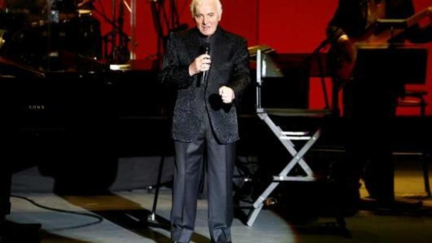 Charles Aznavour, al festival de Cap Roig de 2010.