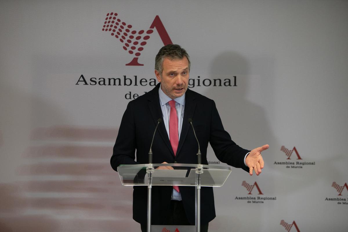 Joaquín Segado compareció este miércoles en la Asamblea Regional.