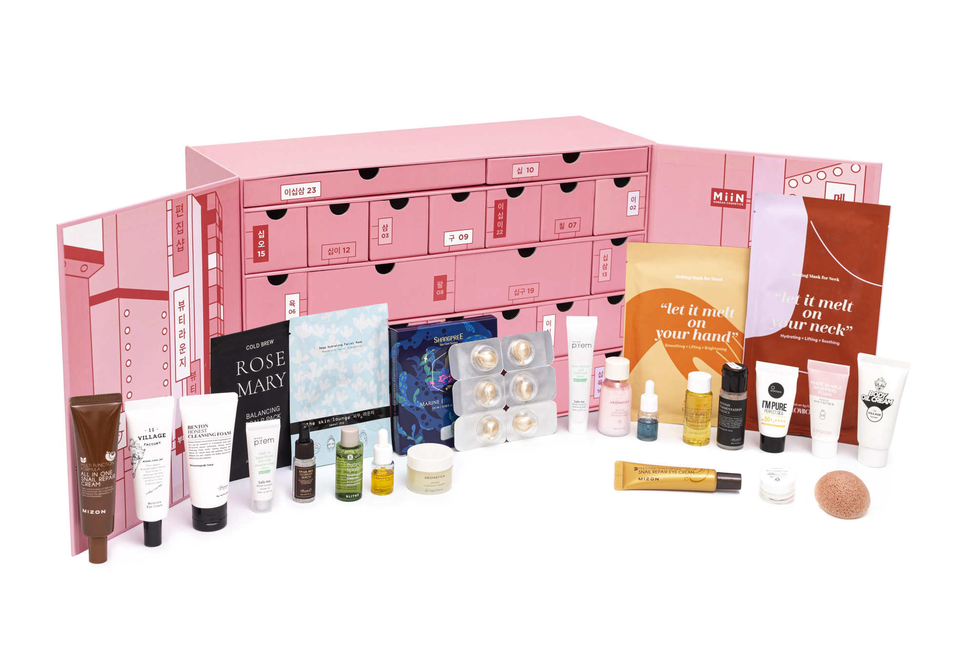 Calendario de adviento de Miin Cosmetics