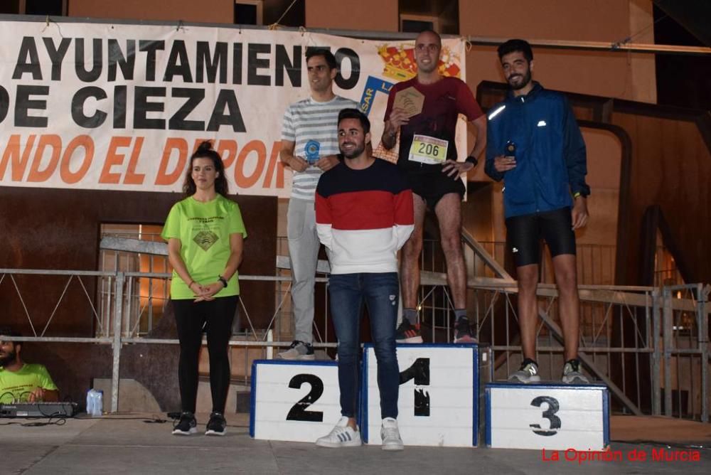 Podios IV Carrera Popular Puentes de Cieza