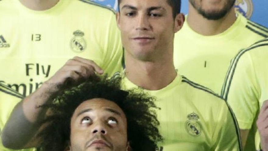 Las bromas de Cristiano con el pelo de Marcelo