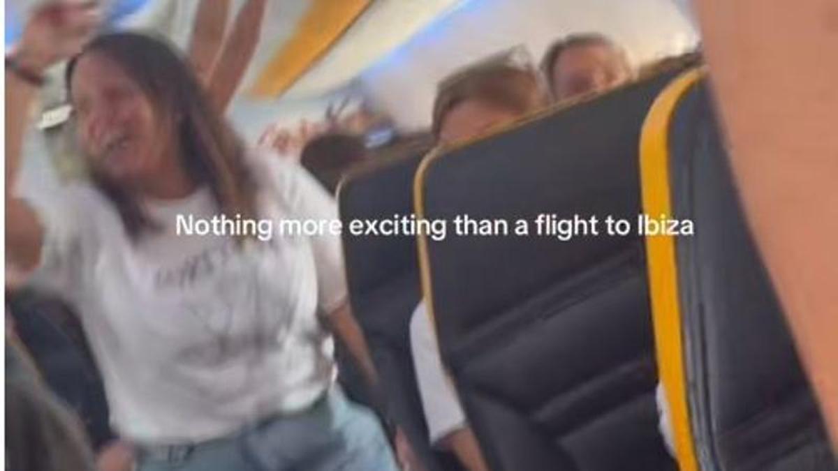 Imagen de un momento del vuelo