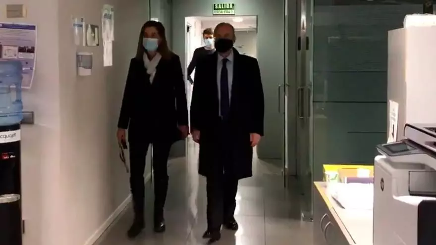 Manu Carreño entrevista a Florentino en 'El Larguero'