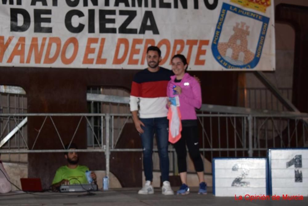 Podios IV Carrera Popular Puentes de Cieza