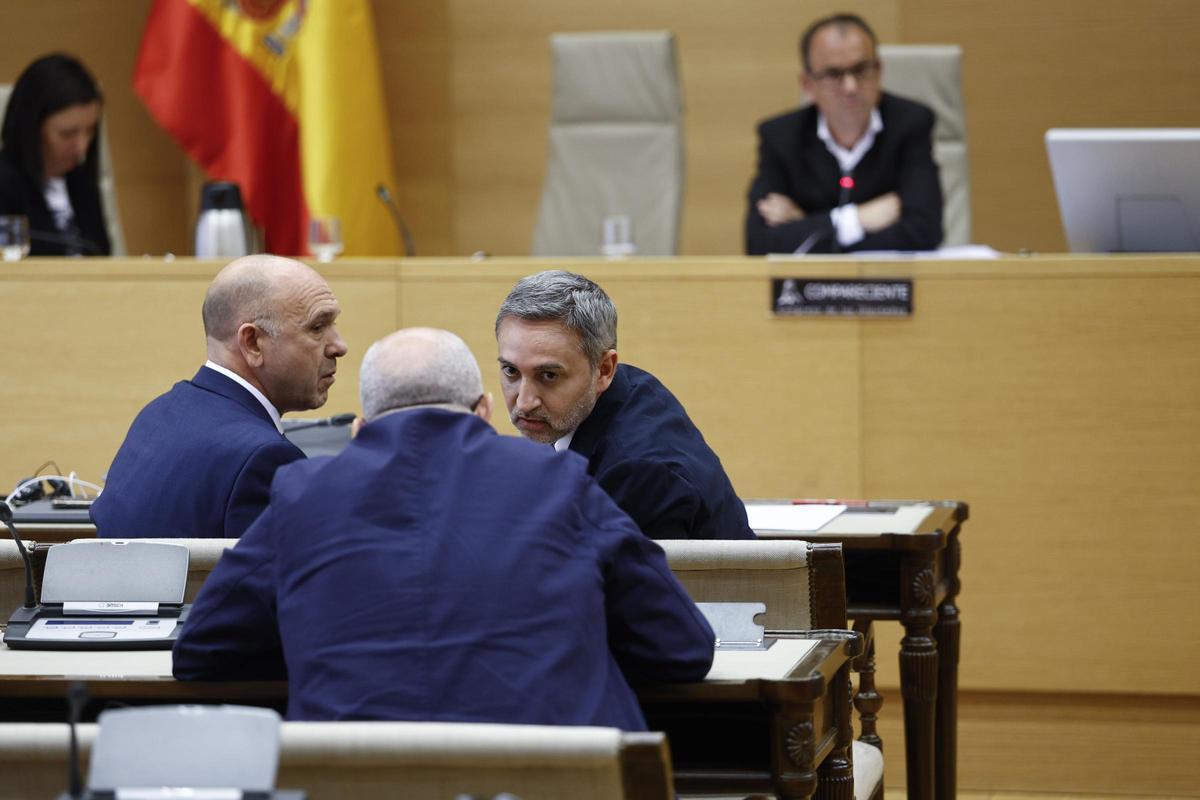 César Sánchez, en primer plano.