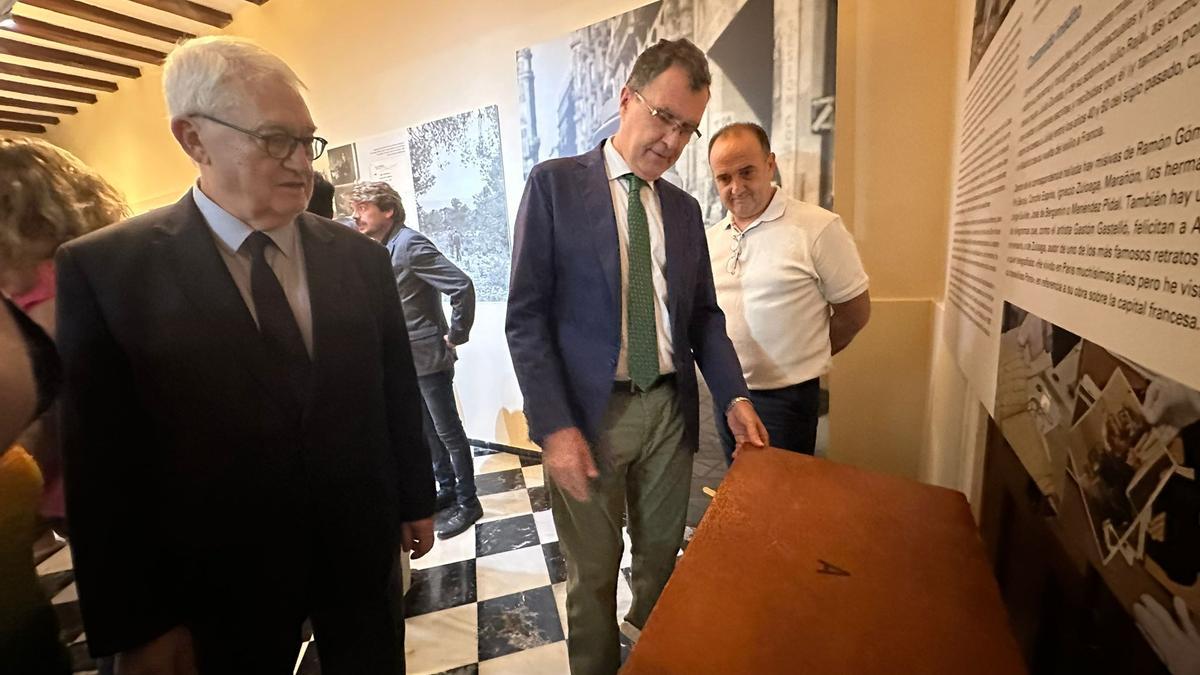 José Ballesta abre la maleta en la Casa Museo Azorín.