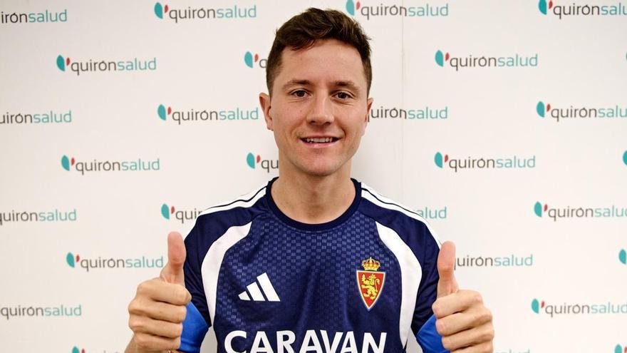 Ander Herrera durante el reconocimiento médico