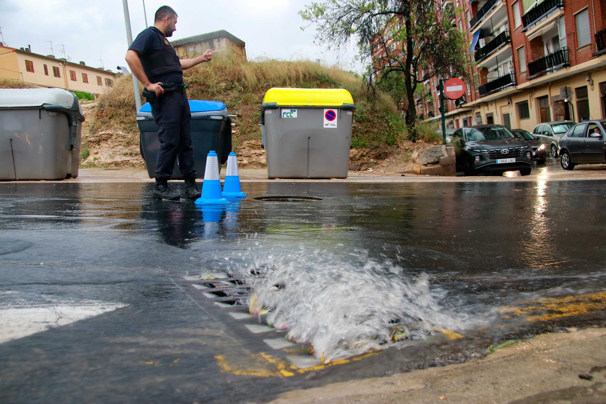 Las tormentas descargan con fuerza en l'Alcoià, el Comtat y el Alto Vinalopó