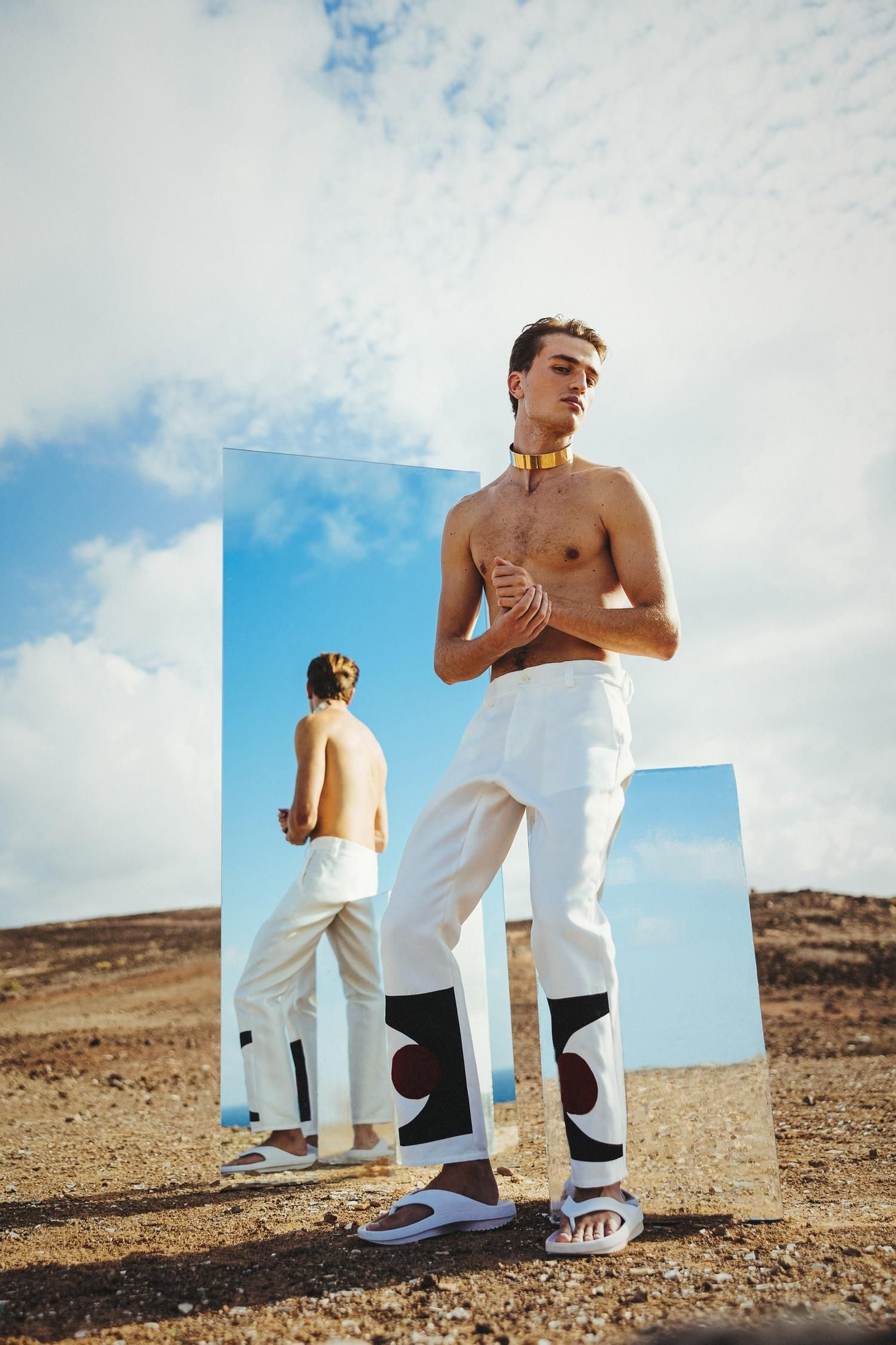 Muestra de la colección 'Línea', del diseñador Pedro Palmas