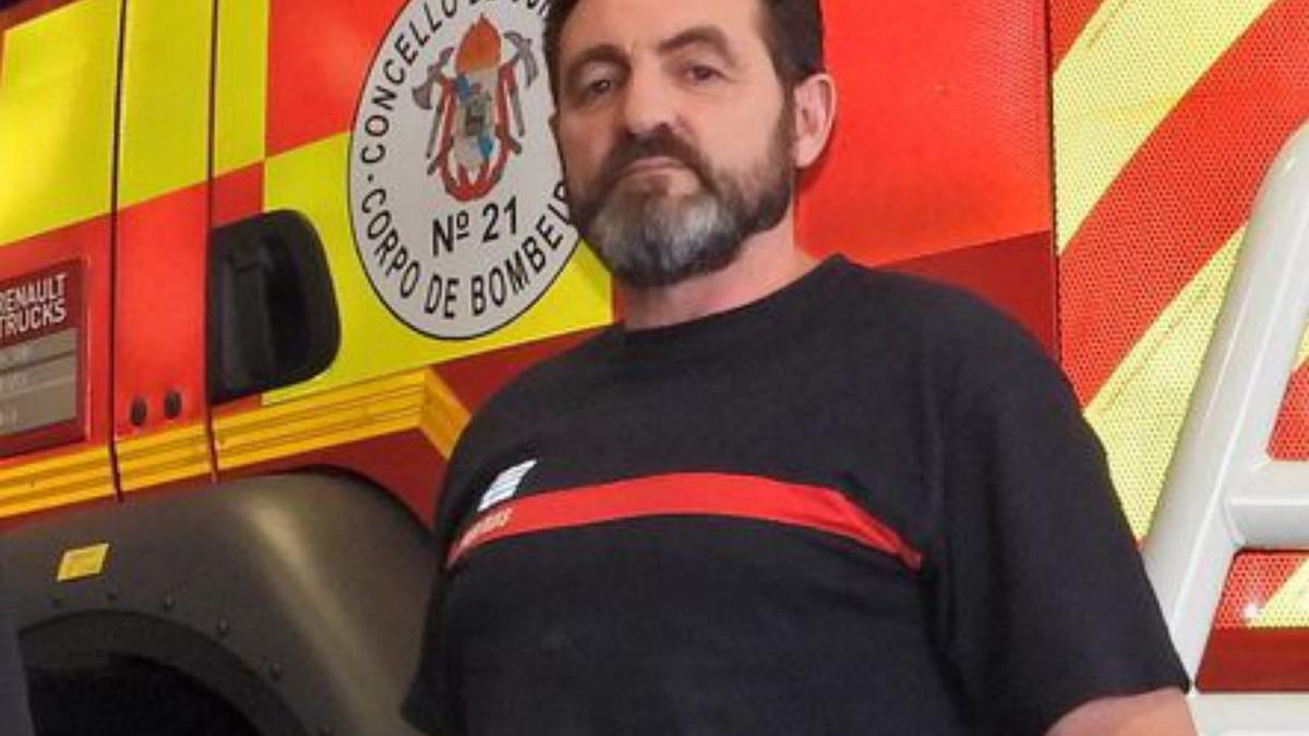 José Ramón Sánchez, jefe de bomberos de Ourense.