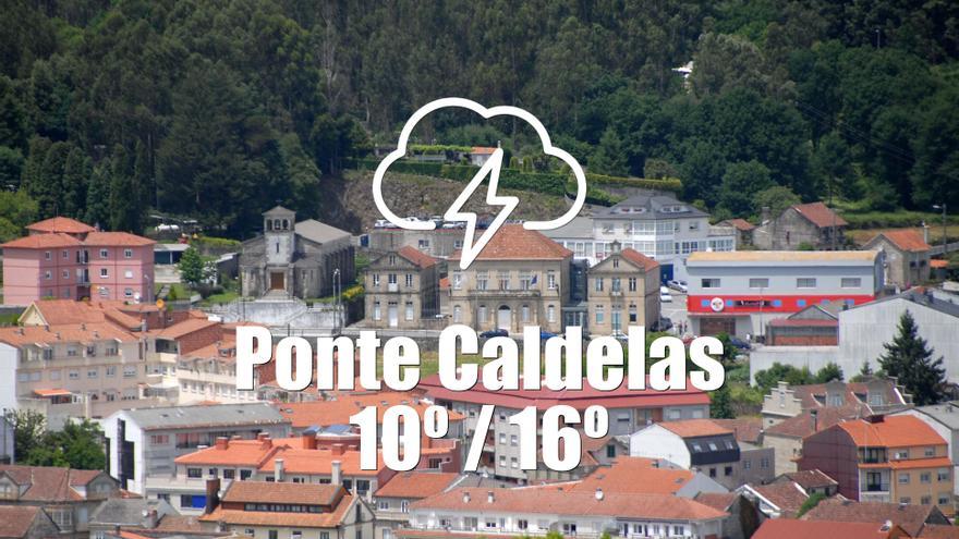 El tiempo en Ponte Caldelas: previsión meteorológica para hoy, miércoles 22 de mayo