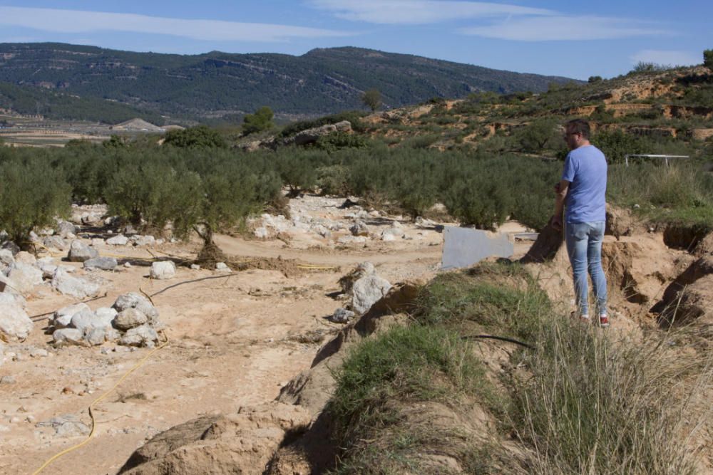 Abren el tramo afectado por las lluvias en la Font de la Figuera