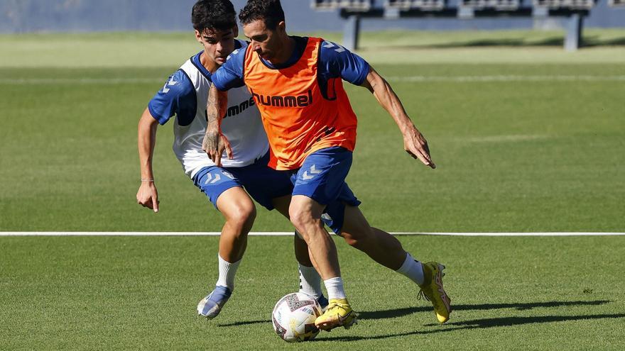 Andrés Caro, el único regreso en el entrenamiento del Málaga CF