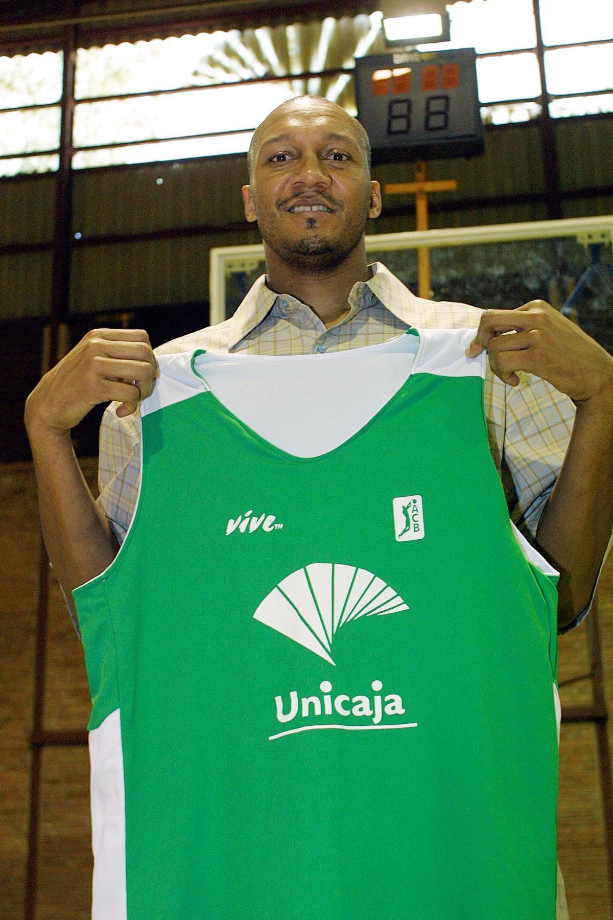 Victor Alexander, el día de su presentación con el Unicaja.