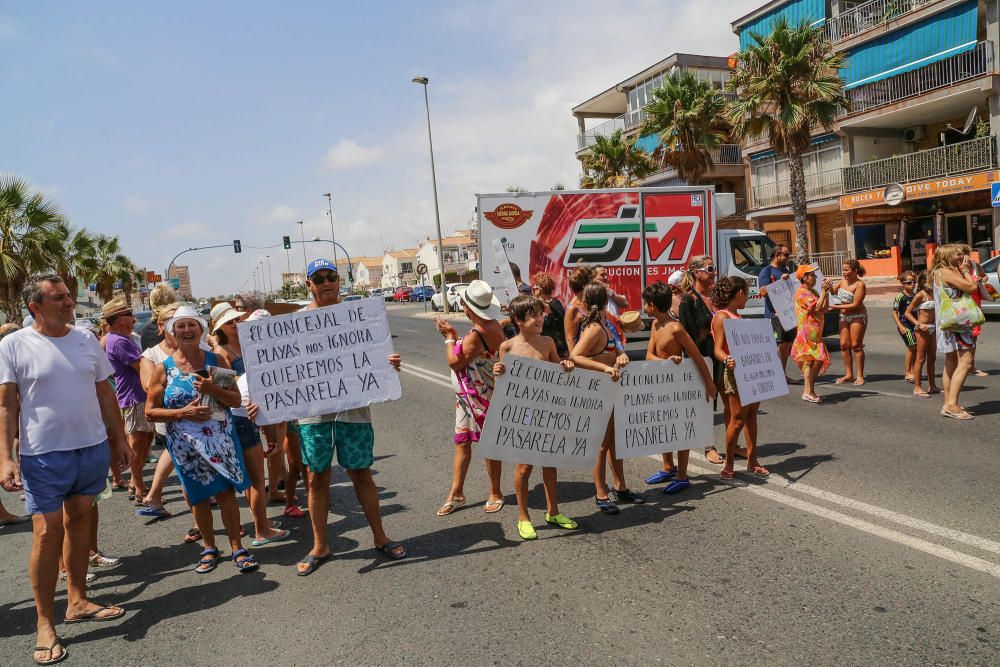 Protestas de los vecinos de San Roque
