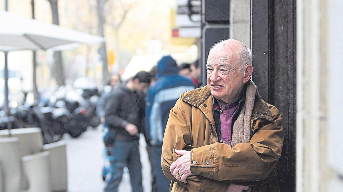 Edgar Morin, retratado en Barcelona