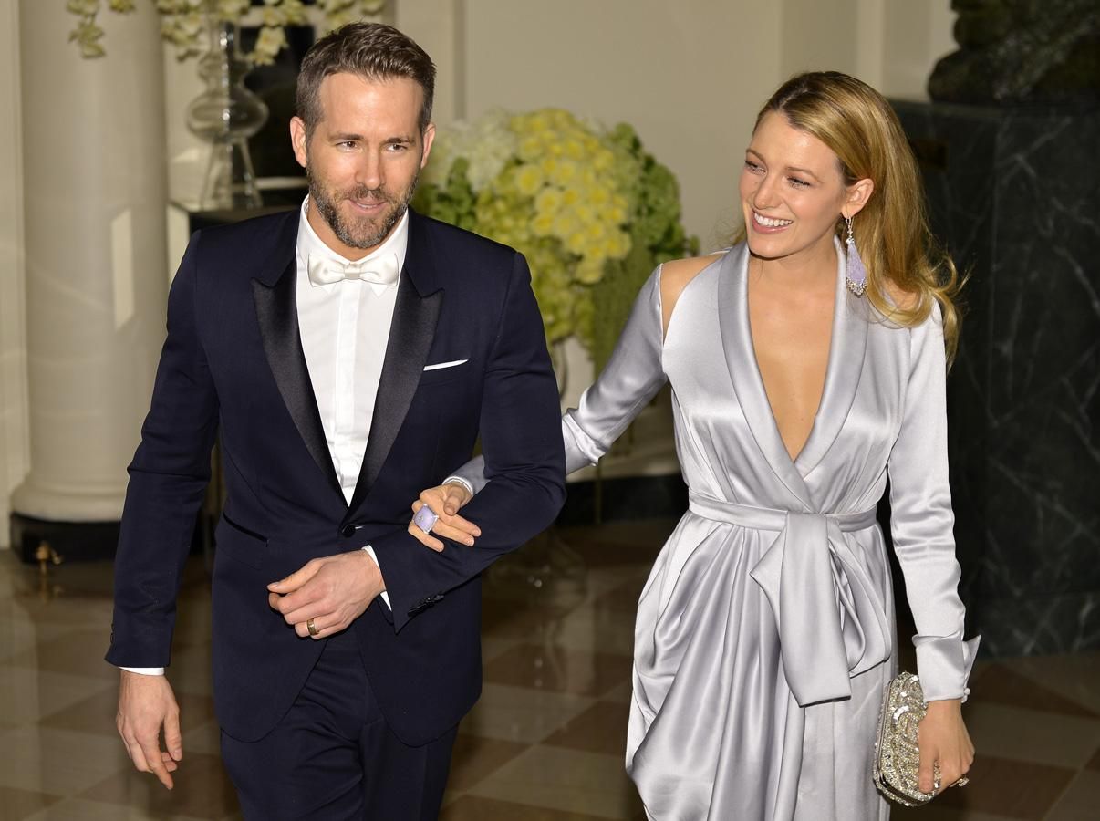 Blake Lively y su sugerente escote en la Casa Blanca